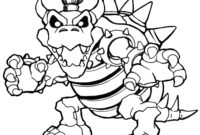 mario bowser coloring pages mario bowser coloring pages