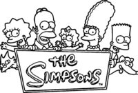 supreme bart simpson coloring pages supreme bart simpson coloring pages