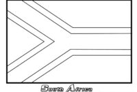 south africa flag coloring page