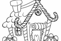 gingerbread man house coloring page gingerbread man house coloring page