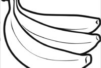 banana coloring pages