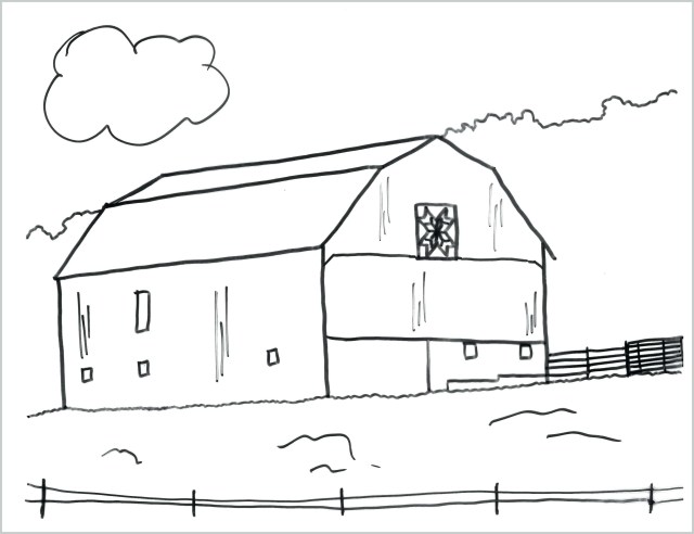 23+ Creative Picture of Barn Coloring Pages - birijus.com