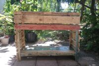 jardiniere sur pied en palette jardiniere sur pied en palette