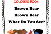 printable brown bear brown bear coloring pages