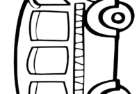 coloring pages of bus
