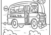 wheels on the bus coloring pages wheels on the bus coloring pages