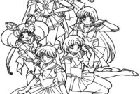 sailor moon coloring pages printable