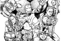 dessin a colorier avengers dessin a colorier avengers