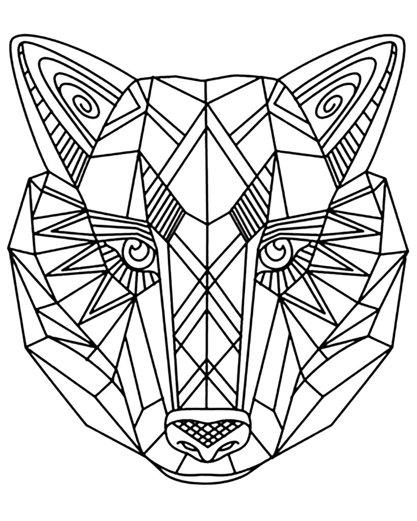 Coloriage Loup Mandala Nouveau Images Coloriage Mandala Loup Enfant