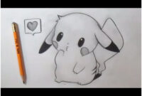 comment dessiner pikachu kawaii comment dessiner pikachu kawaii