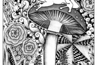 frog and mushroom coloring pages frog and mushroom coloring pages