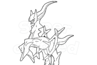 pokemon arceus coloring page
