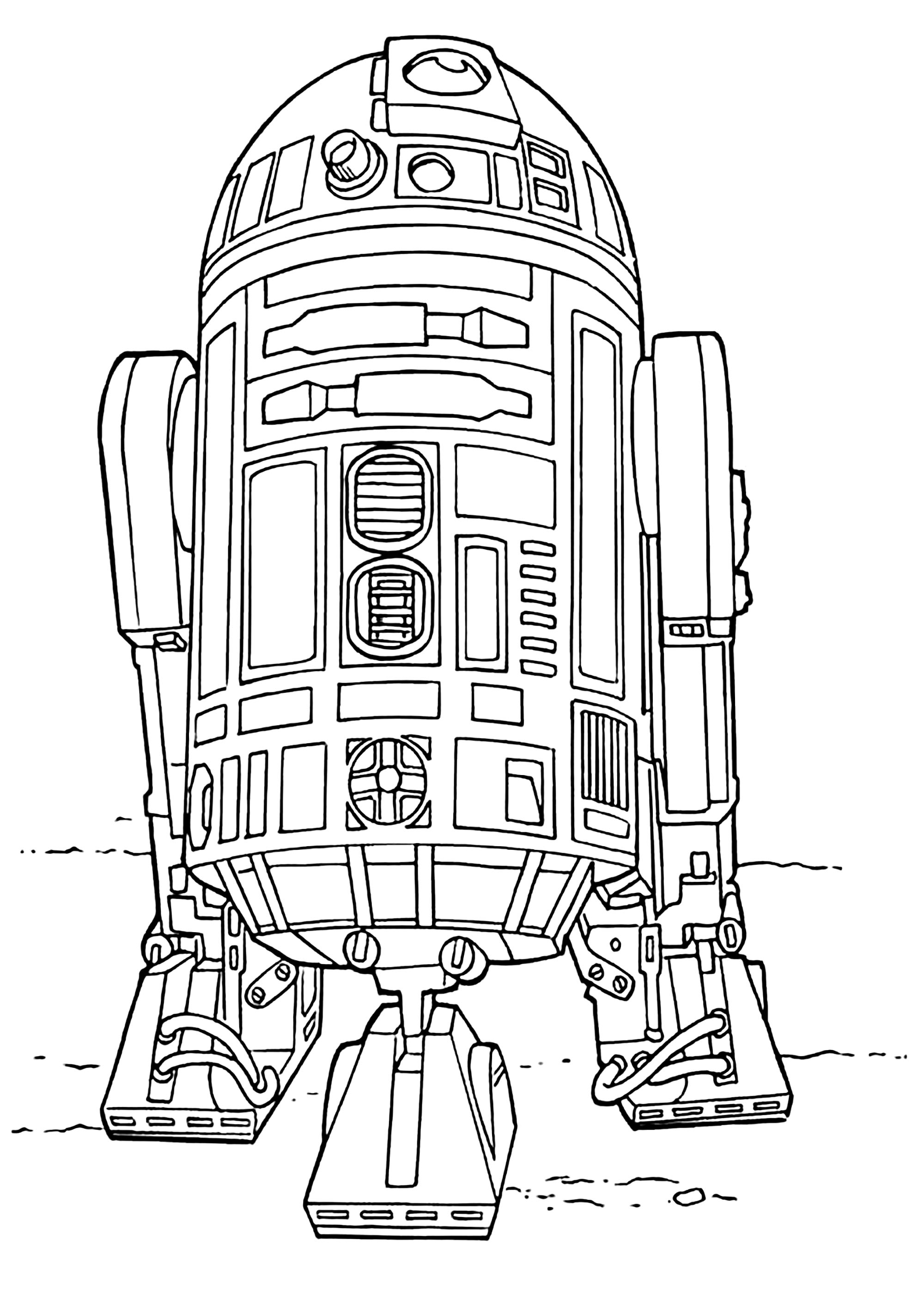 R2d2 Coloring Pages