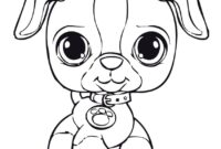 colouring pages of cute puppies