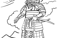 samurai coloring pages