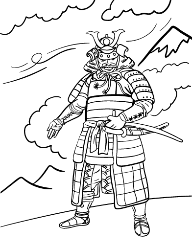 Samurai (Characters) – Free Printable Coloring Pages