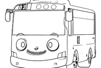 tayo the little bus coloring pages tayo the little bus coloring pages