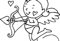 cupid coloring page