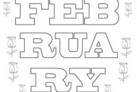 february coloring pages for kindergarten