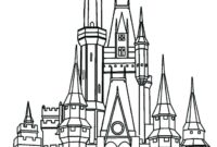 disneyland castle coloring page disneyland castle coloring page