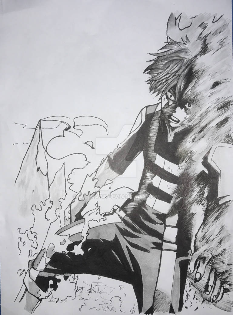 [Drawing] Original Todoroki art boku no hero acada by ailisiart on