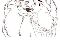 balto coloring pages