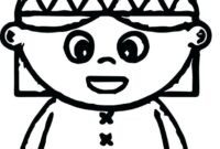 native american coloring pages for kindergarten