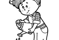 gardener coloring page gardener coloring page