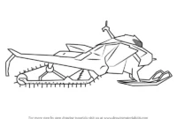 arctic cat snowmobile coloring pages