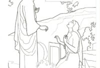 jesus risen coloring page