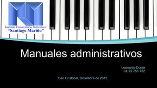Manuales administrativos