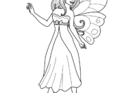 barbie fairy coloring page barbie fairy coloring page