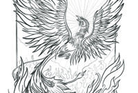 phoenix coloring page phoenix coloring page