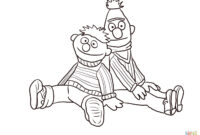 bert and ernie coloring pages