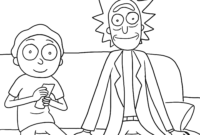 view rick et morty dessin a imprimer background