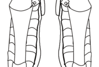 sandals coloring page sandals coloring page