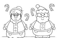 mr and mrs claus coloring pages