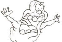 slimer coloring pages