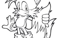 sonic movie tails coloring pages sonic movie tails coloring pages