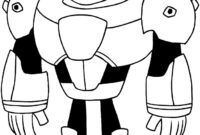 dessin colorier ciborg