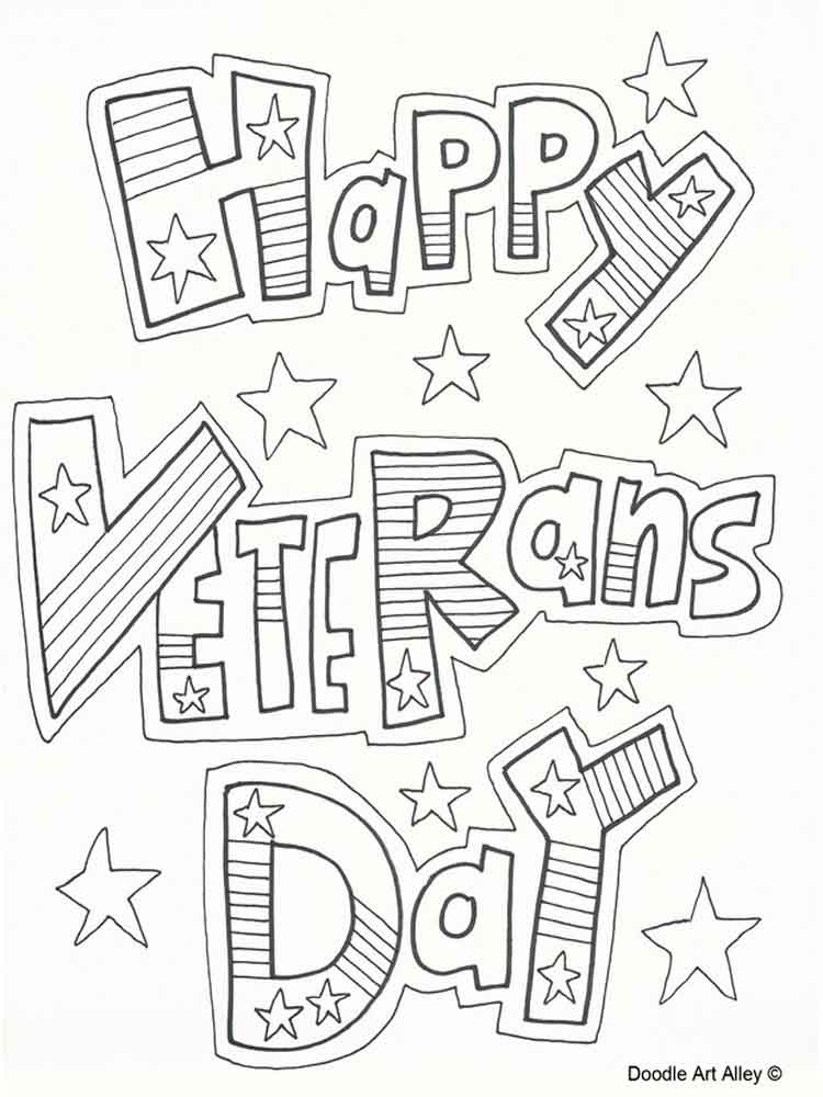 Veterans Day coloring pages