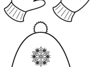 winter mittens coloring pages winter mittens coloring pages
