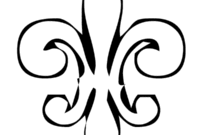 fleur de lis coloring page fleur de lis coloring page