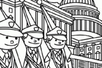 white house coloring pages