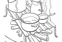 camping coloring pages preschool camping coloring pages preschool