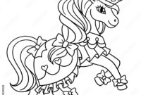unicorn fairy princess coloring pages