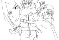 dessin a imprimer naruto shippudene