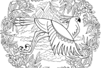 mandala aigle a imprimer