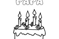 coloriage joyeux anniversaire papa a imprimer