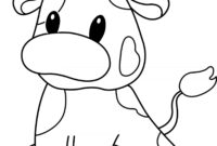 cute cow coloring pages